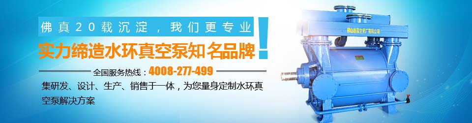 實(shí)力締造水環(huán)式真空泵知名企業(yè)-佛山市真空泵廠有限公司